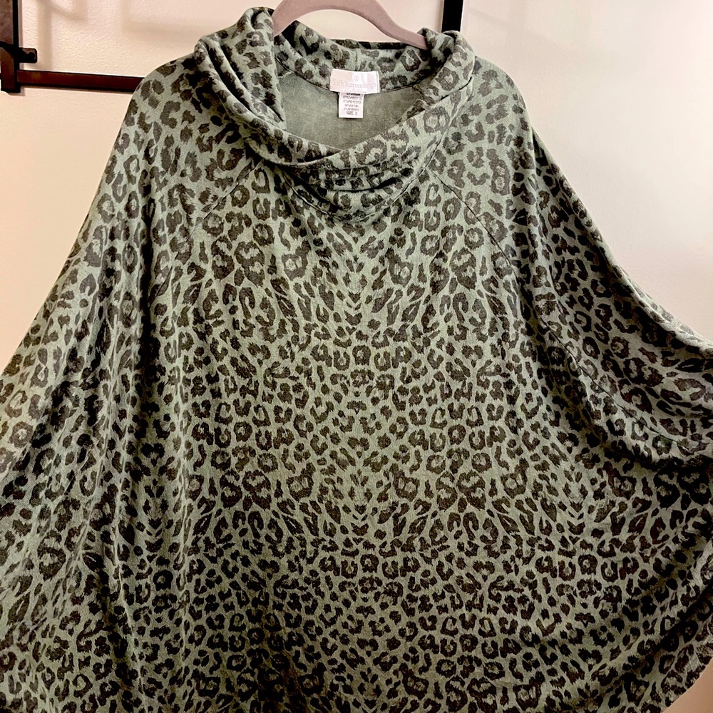 Soft Surroundings Poncho Sweater